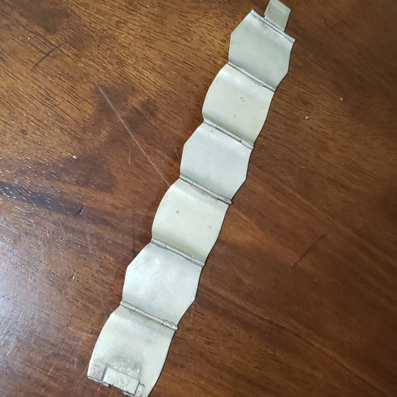 vintage Sterling Silver Stone Bracelet - Picture 12 of 16